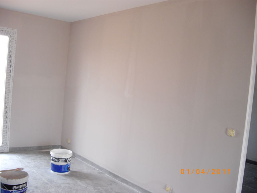 1 �re couche de finition salon