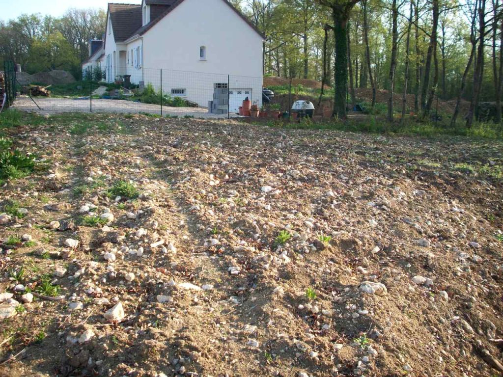 L'aménagement du terrain.