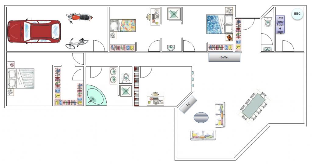 Projet de maison actuel