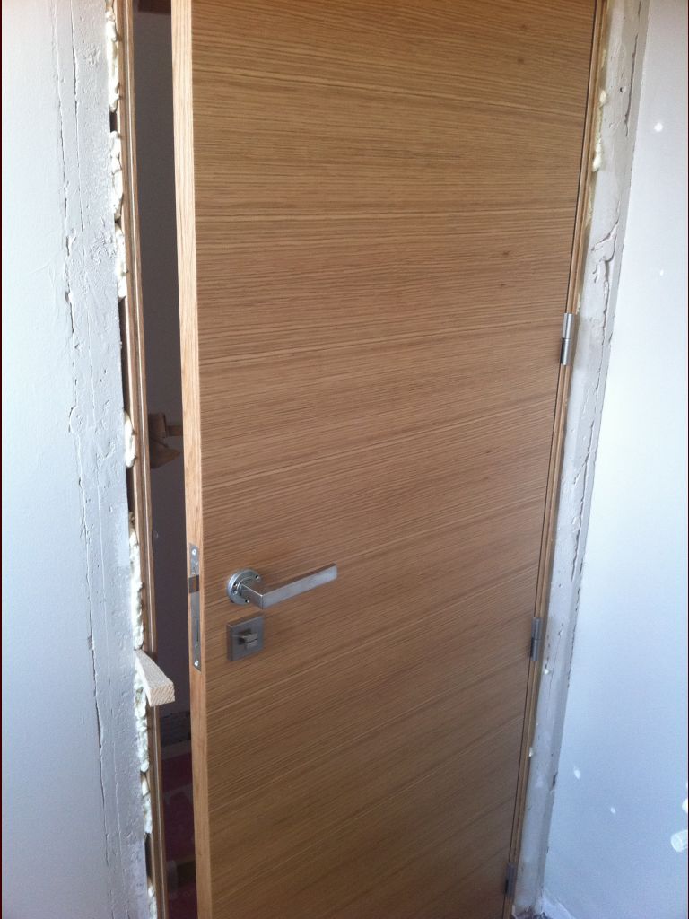 Pose des portes d'intérieur