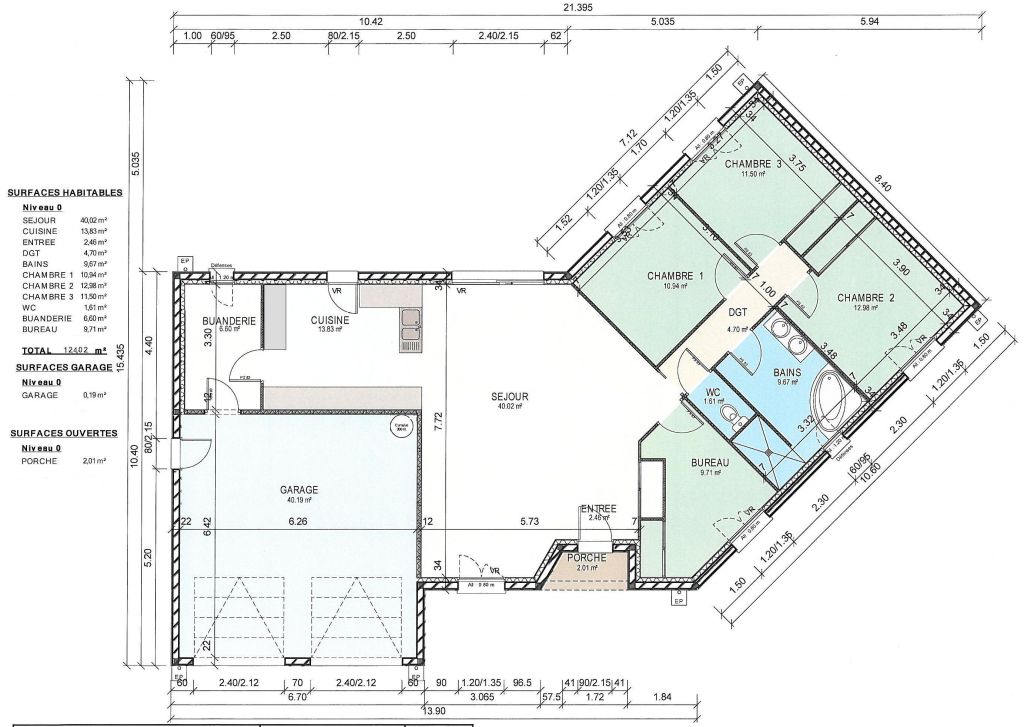 Plan de la maison