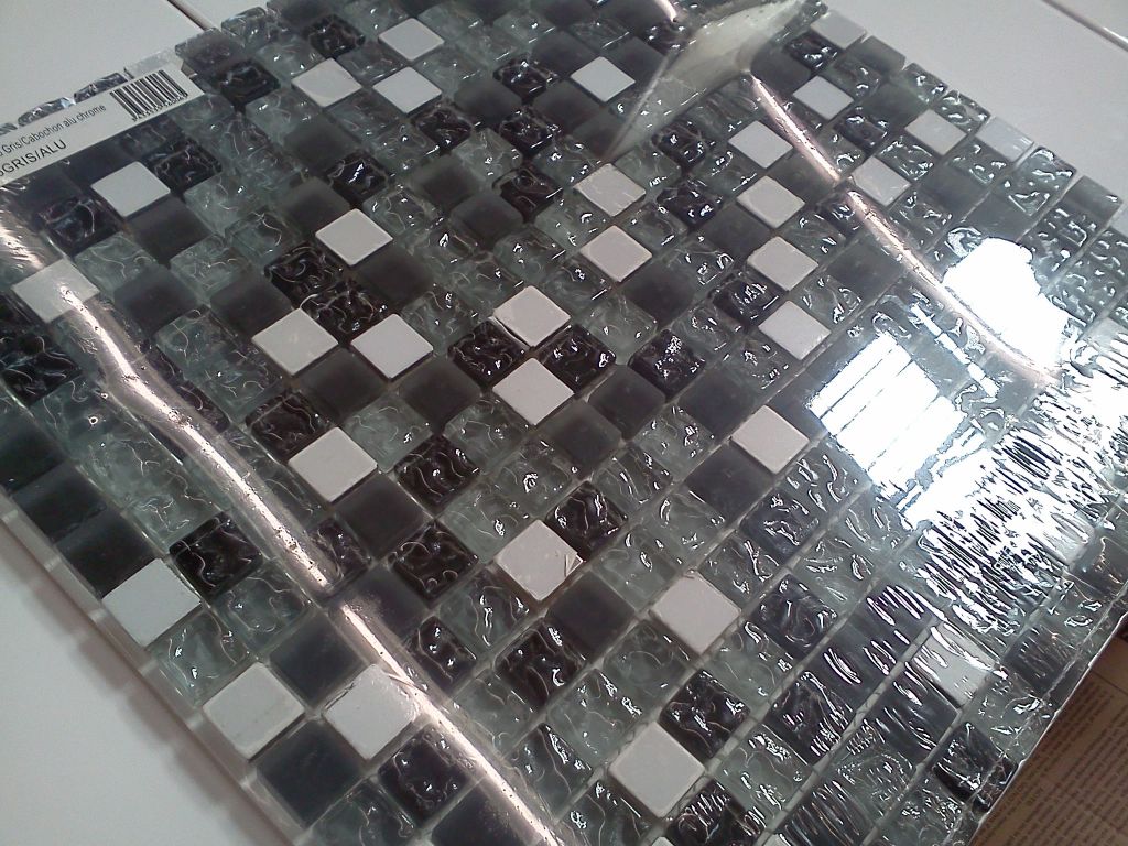 mosaique pour la partie douche italienne