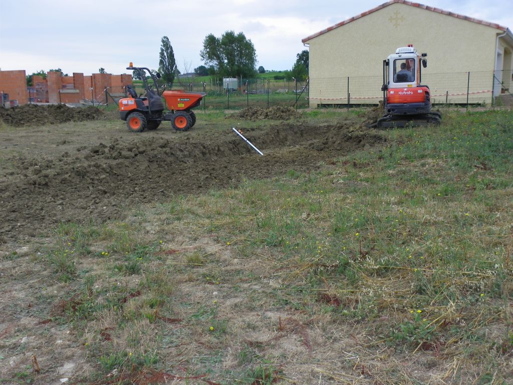 Terrassement en cours