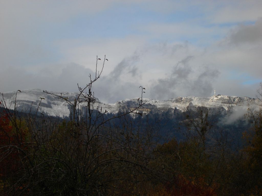 la vue au nord: les monts ronds du jura