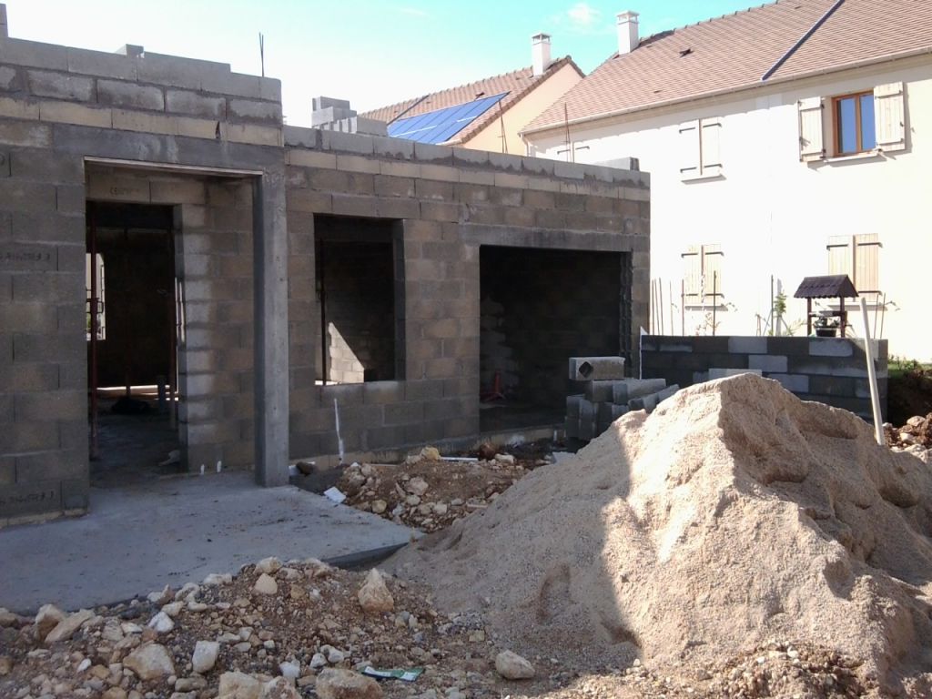 vue vers porte de garage