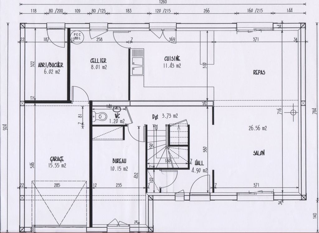 Rez de chausse, nouveau plan