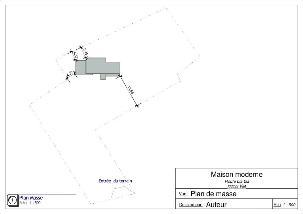 Plan de masse