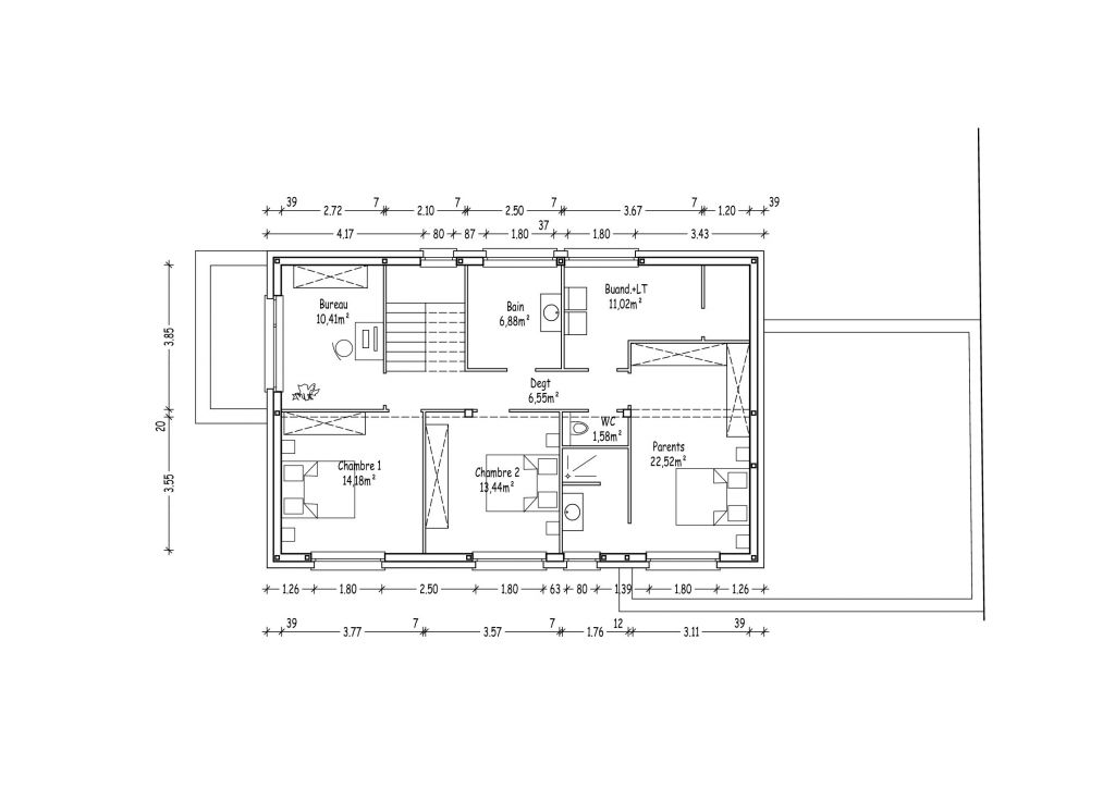 Plan ETAGE