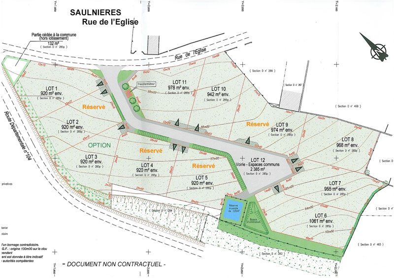 ci joint les plans du lotissement. Nous avons rserv le lot N5