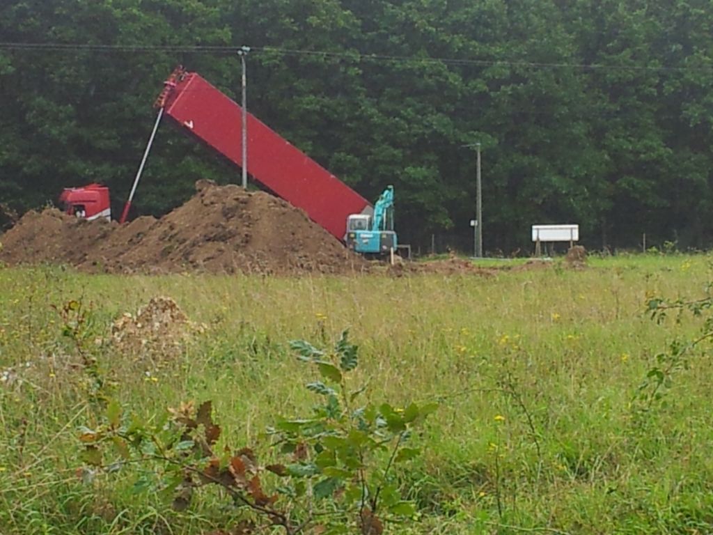 Le chemin d'accès des voisins