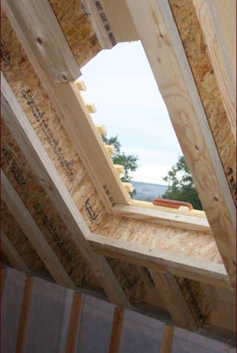 Trou au nord pour le velux