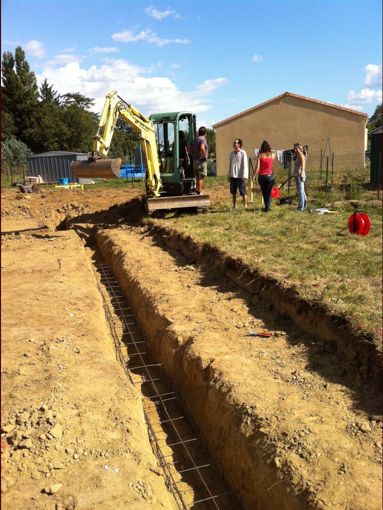 Ferraillage mis en place