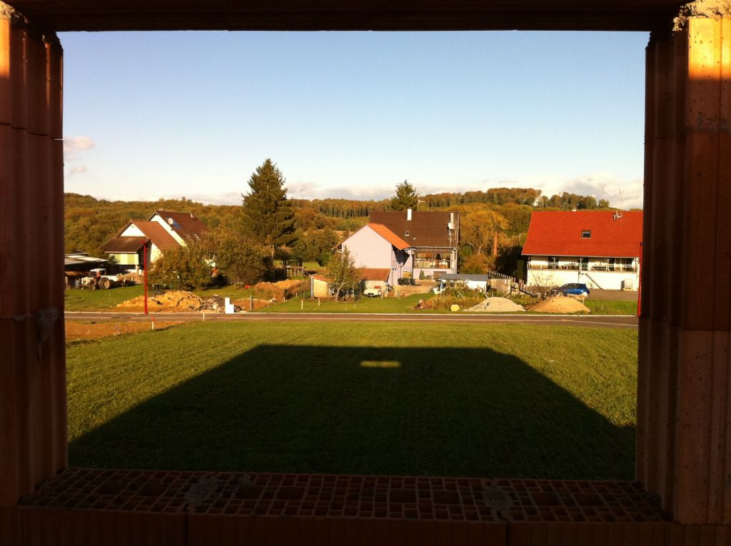 Vue depuis la fentre du garage