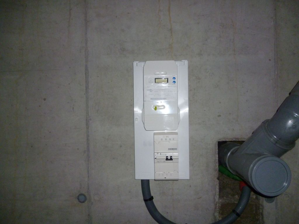 VRD - Compteur EDF posé