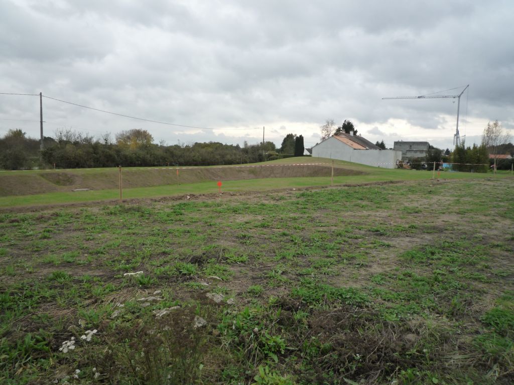 Sur notre terrain, vue depuis notre future terrasse (1/2)