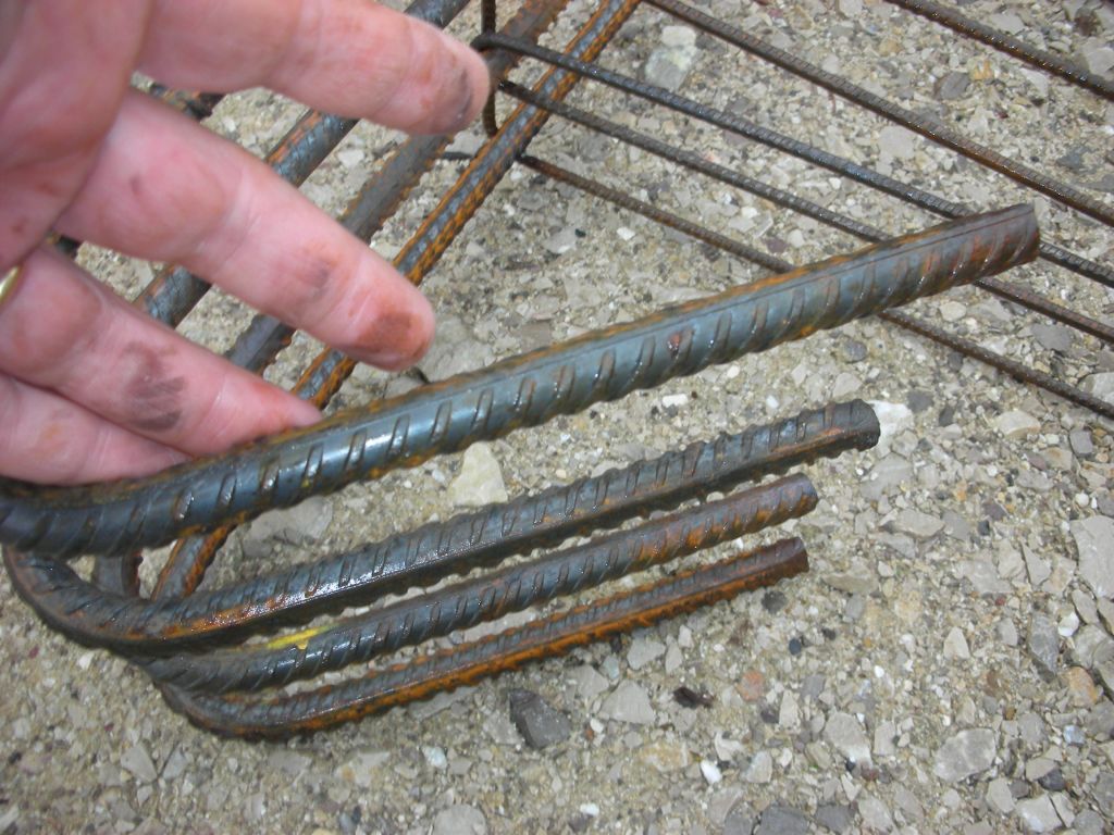 Livraison du ferraillage pour les poutres