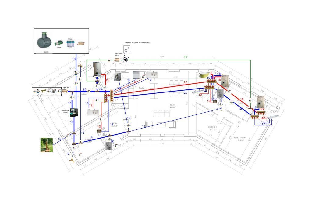 Conception plan plomberie V1