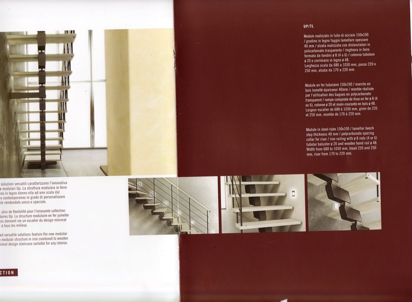 Escalier retenu
