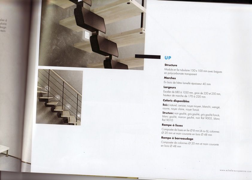 escalier retenu