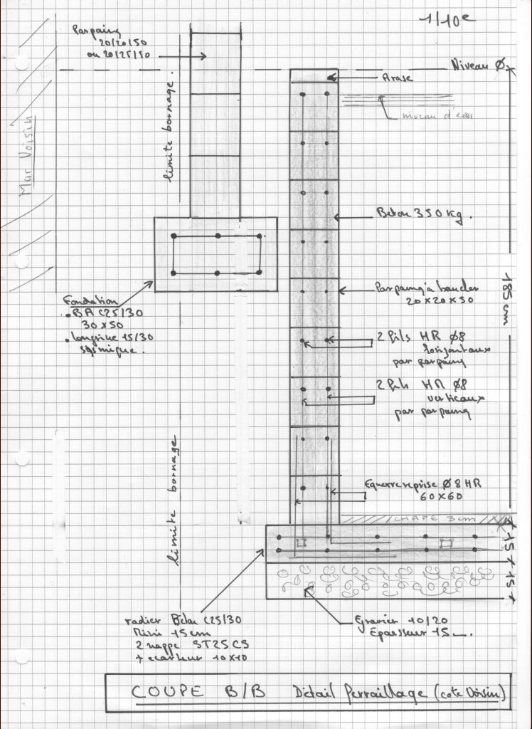 Calcul De Ferraillage D Un Bloc Bancher ZVSP Calcul De Ferraillage D Un Bloc Bancher ZVSP