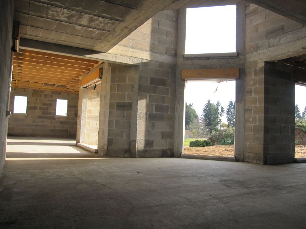 le salon , vue vers la cuisine/repas