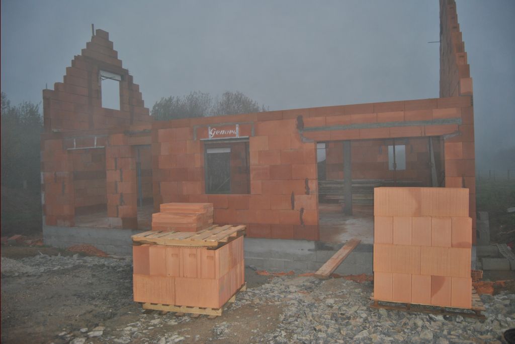 Maçonnerie terminée - J7