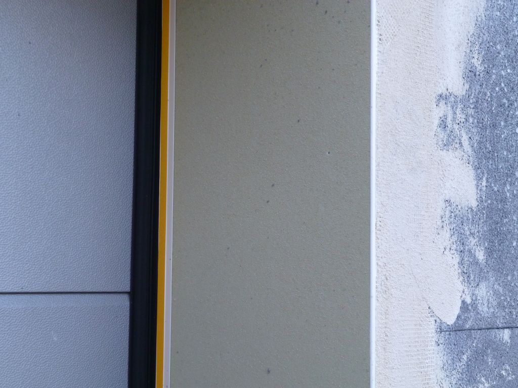 ITE: Détail de l'ébrasement de la porte de garage