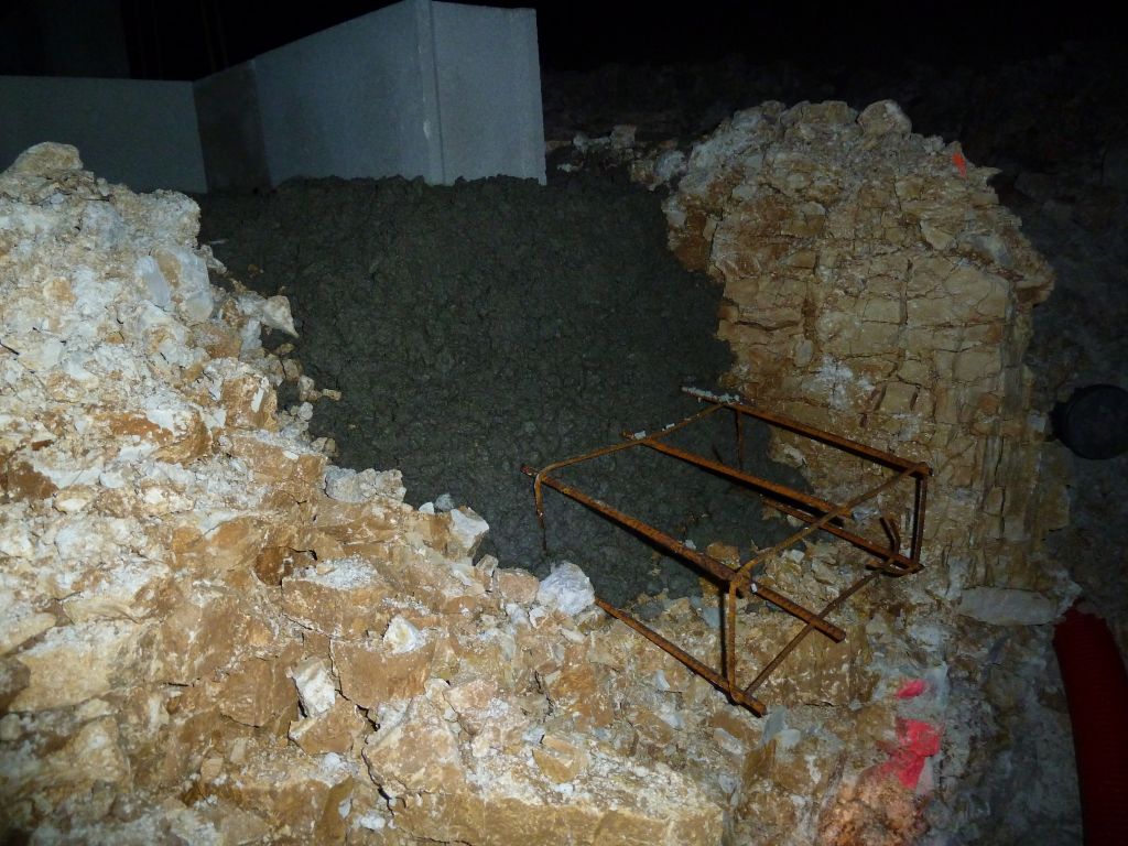 Ossature métallique pour les fondations