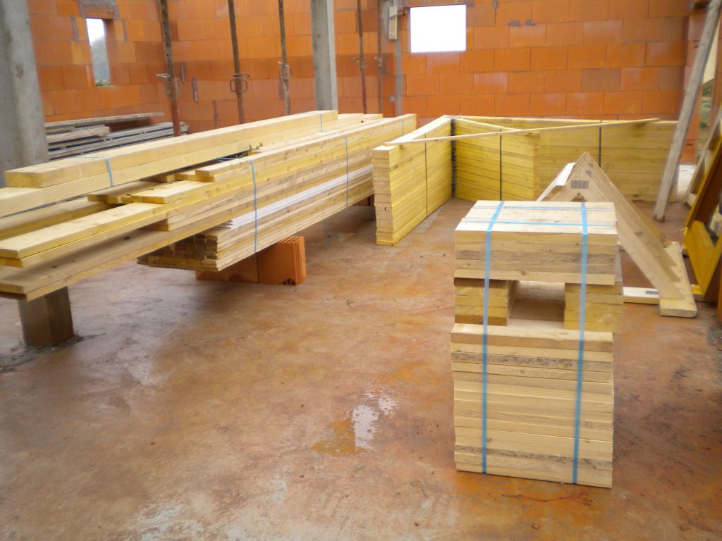 Livraison de la charpente