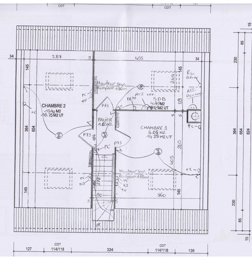 plan etage