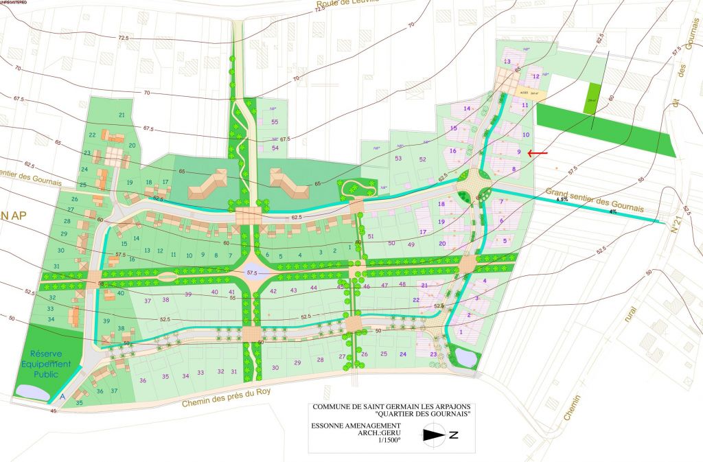 Plan du quartier