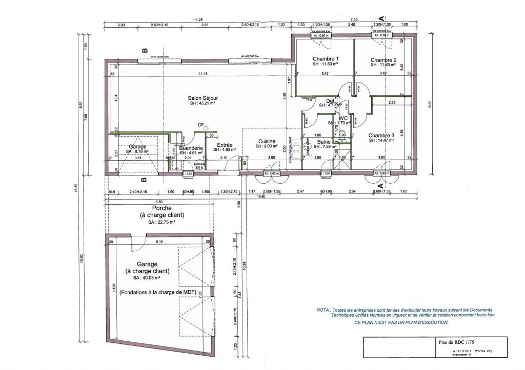 Plan maison