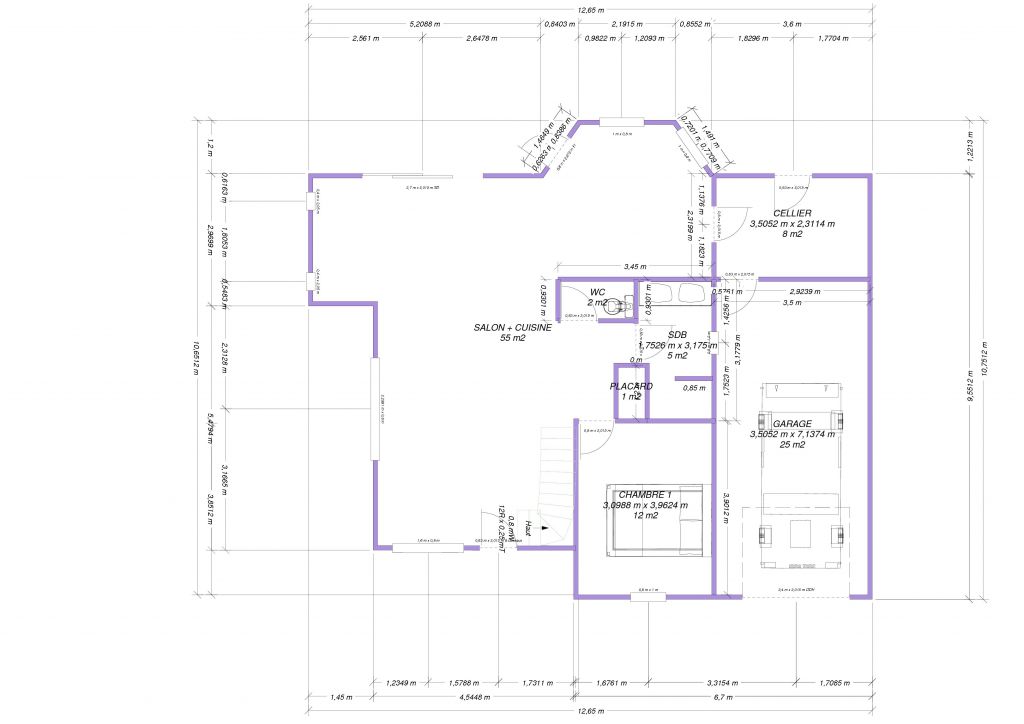 PLAN DU REZ DE CHAUSSEE