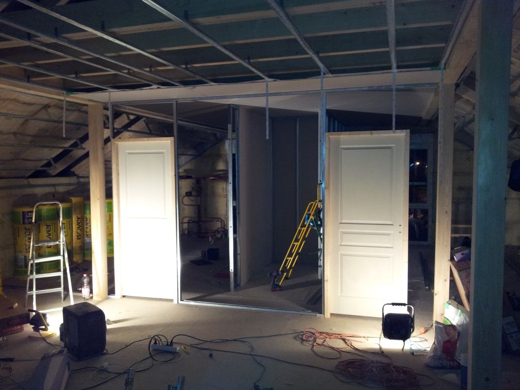 les portes des chambres des enfants posées