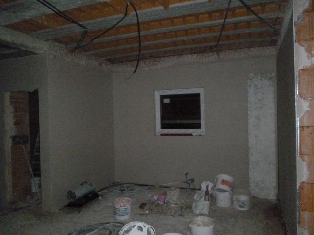 Plâtrerie: vue du salon