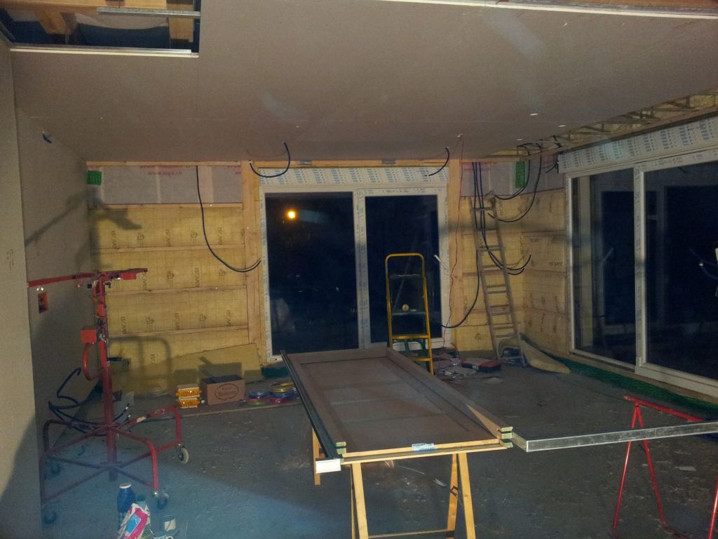 le plafond du salon