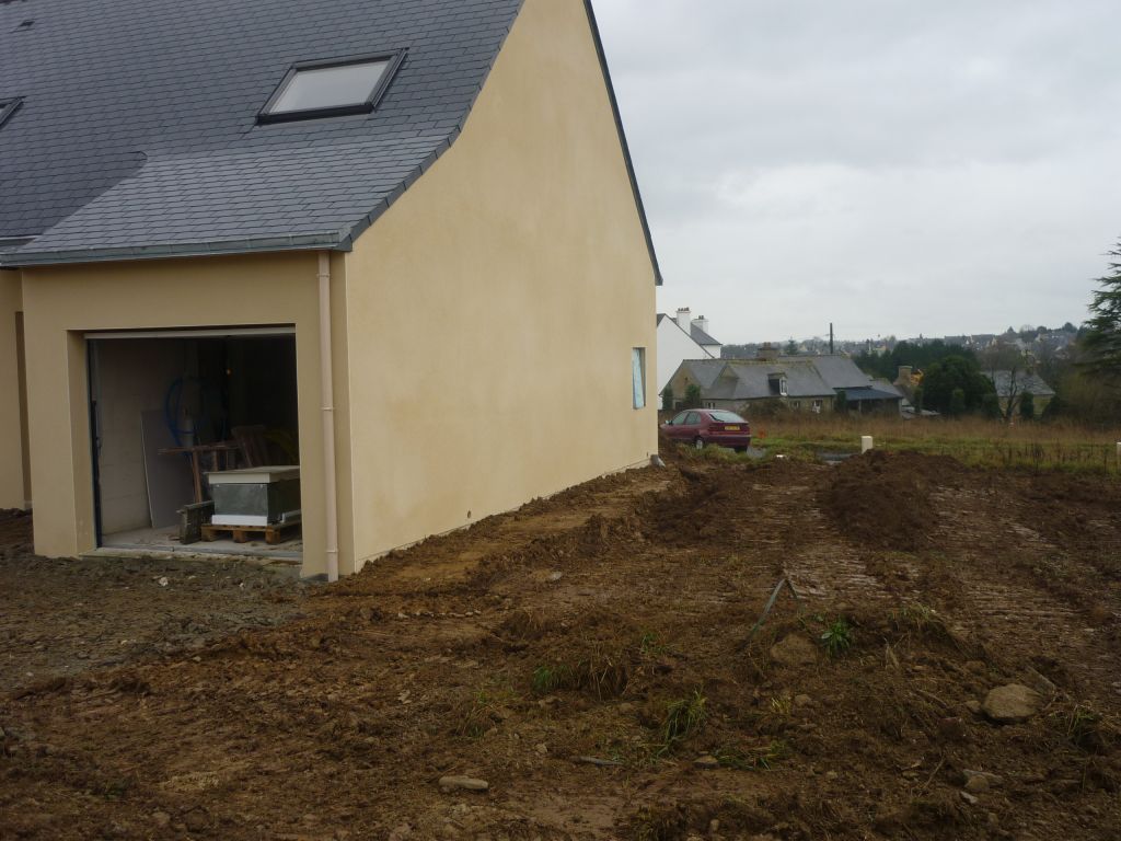 Terrassement en cours