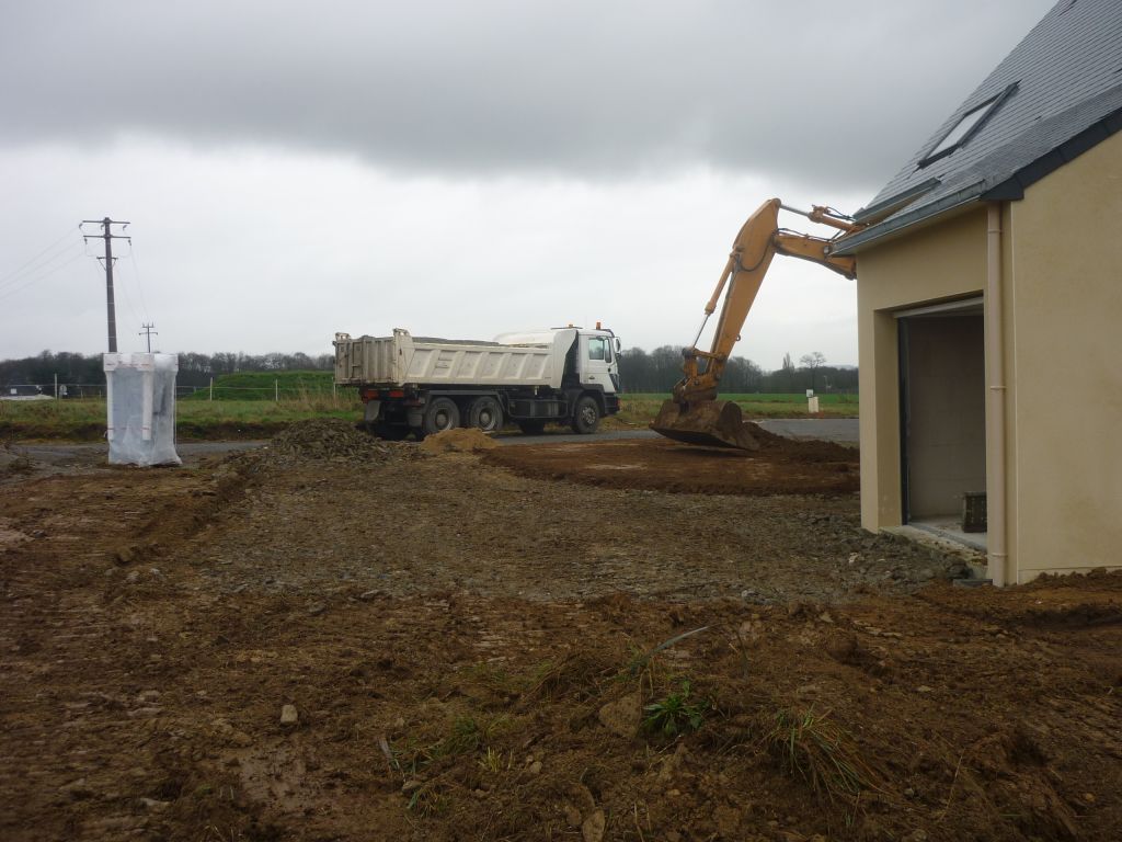 Terrassement en cours