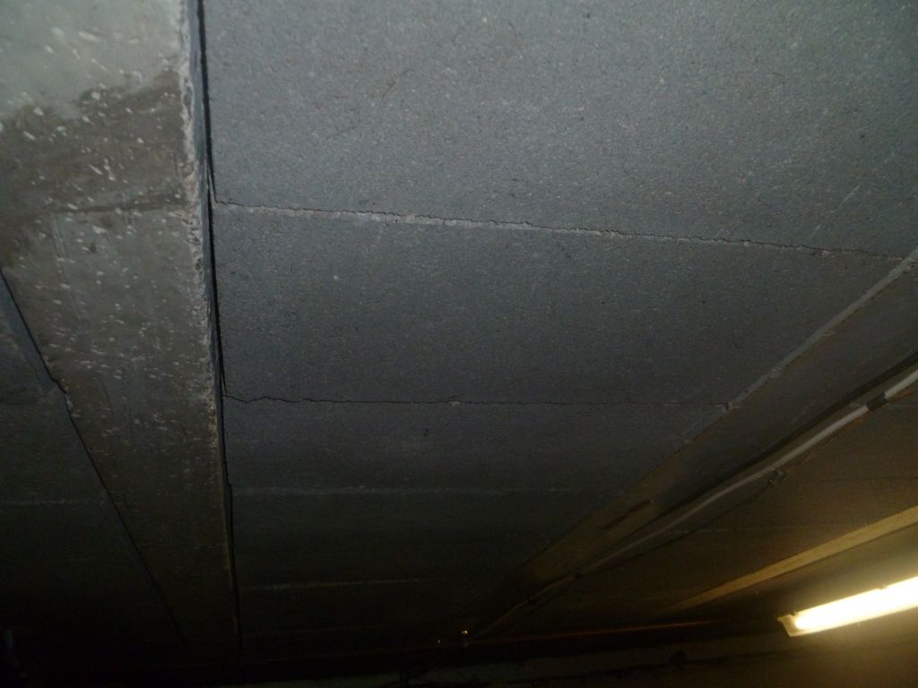 Plafond du sous sol