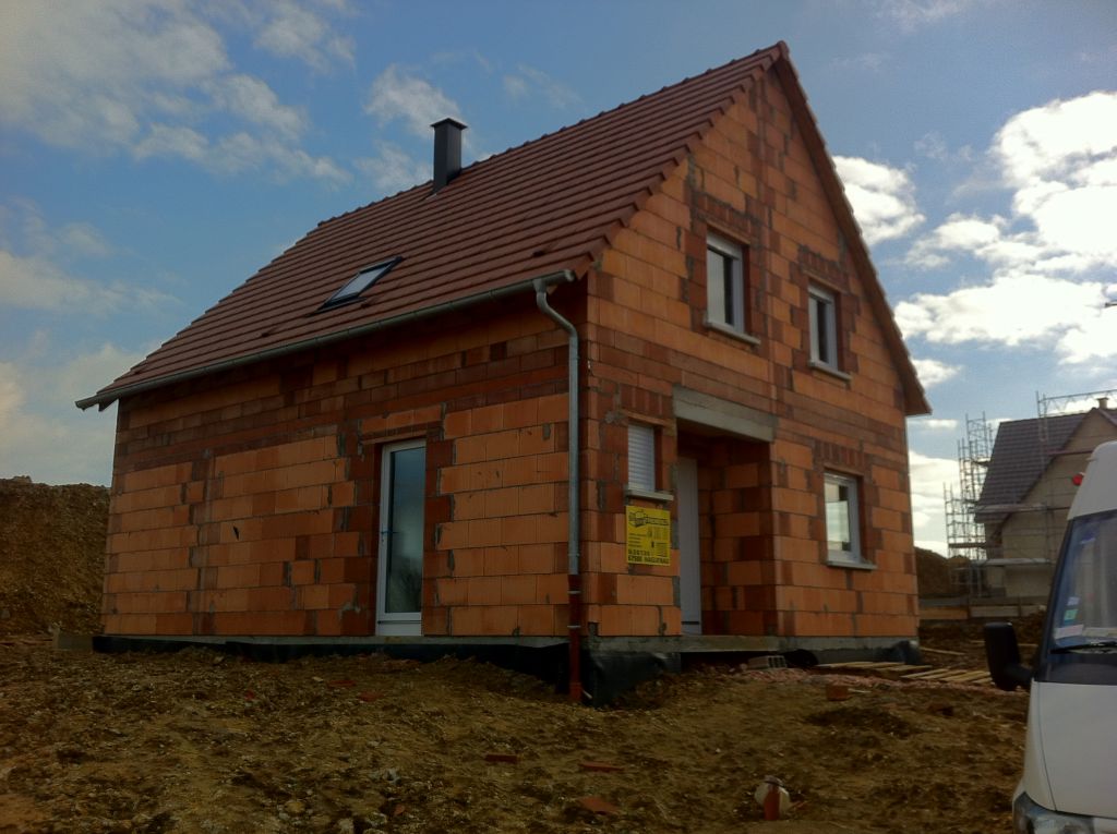 Travaux commencs fin octobre 2011 - Avance de la maison le 13 Janvier 2012