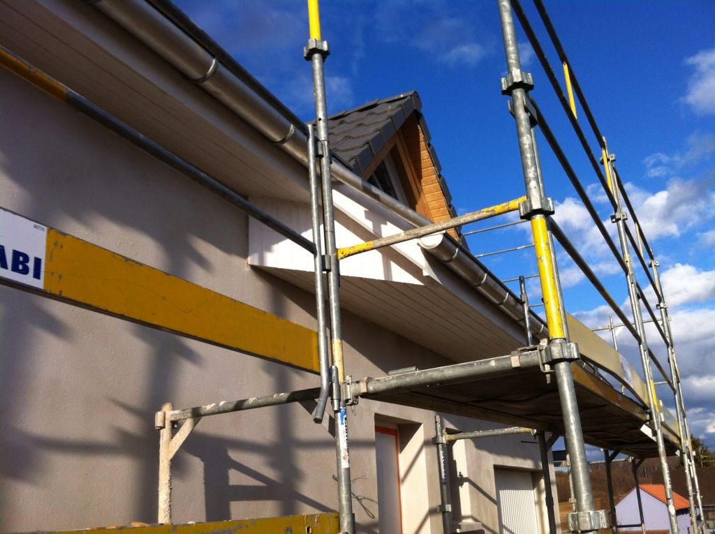 Peinture des caissons et planches de rive