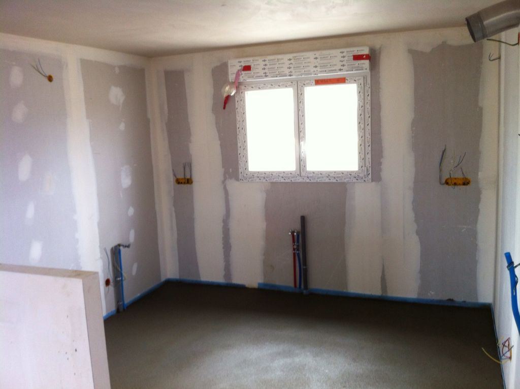 Chape flottante du plancher chauffant