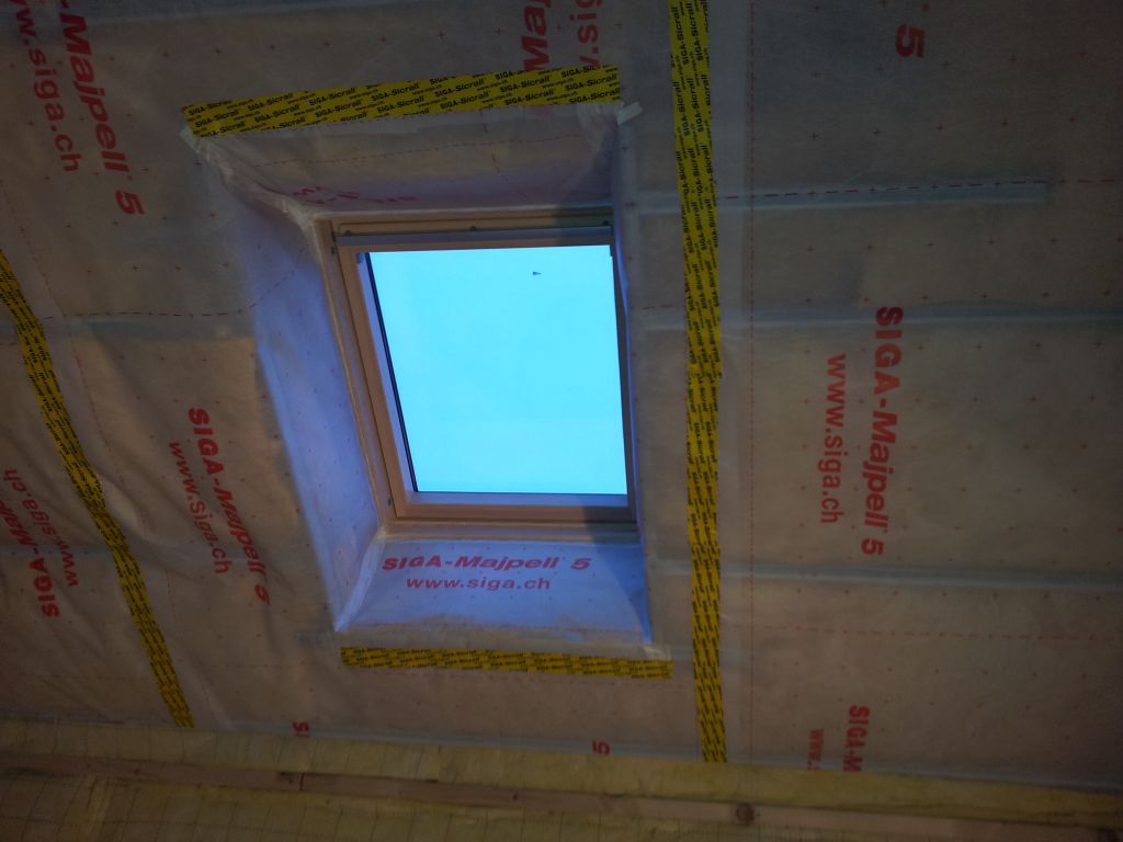 habillage du Velux....la galère