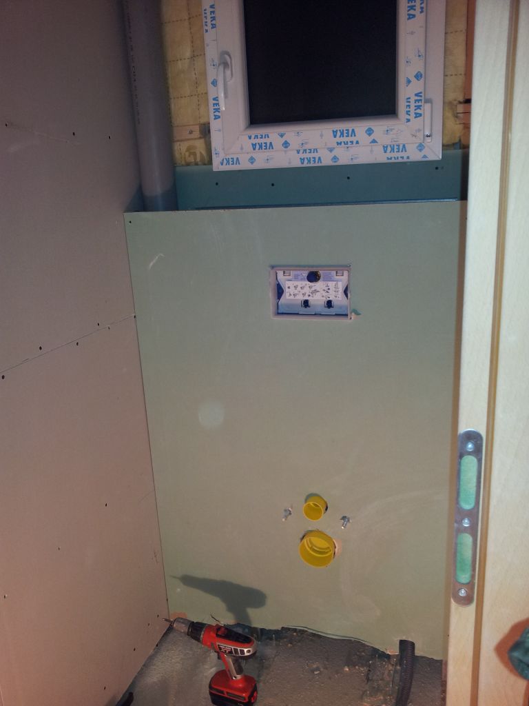 habillage du Wc en cours