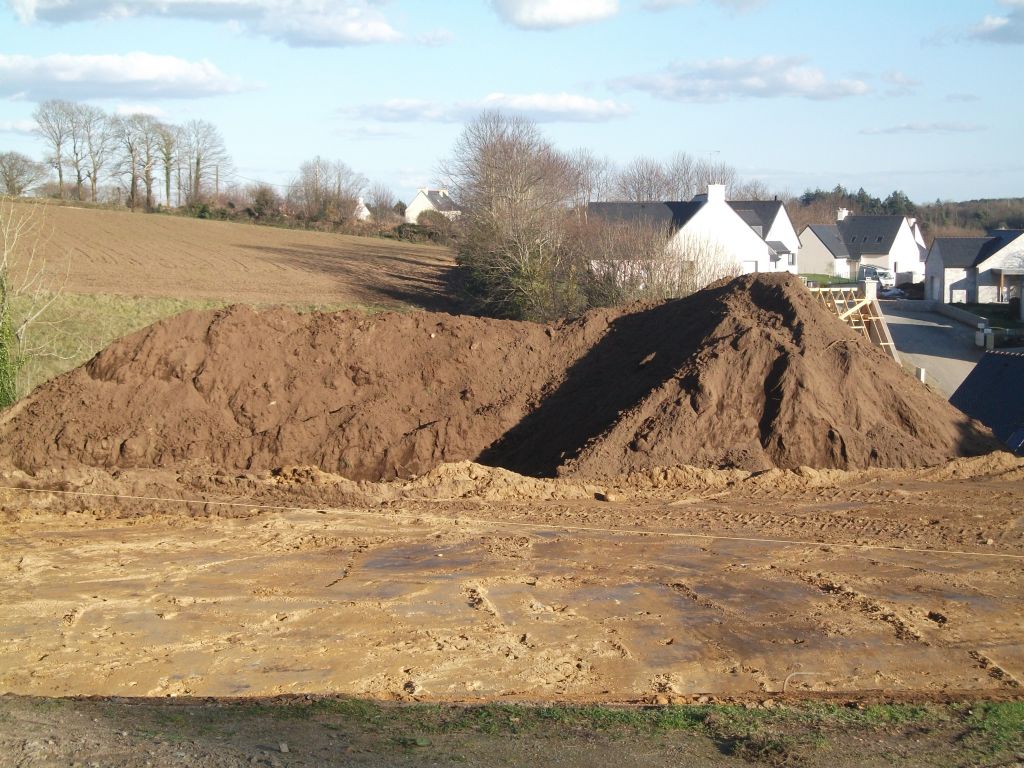 Terrassement : premier jour