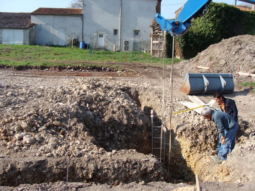 LE trou (3,5m de profondeur pour trouver le dur...)