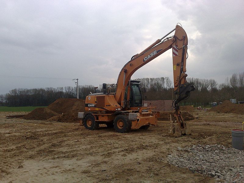 Arrive de la grue