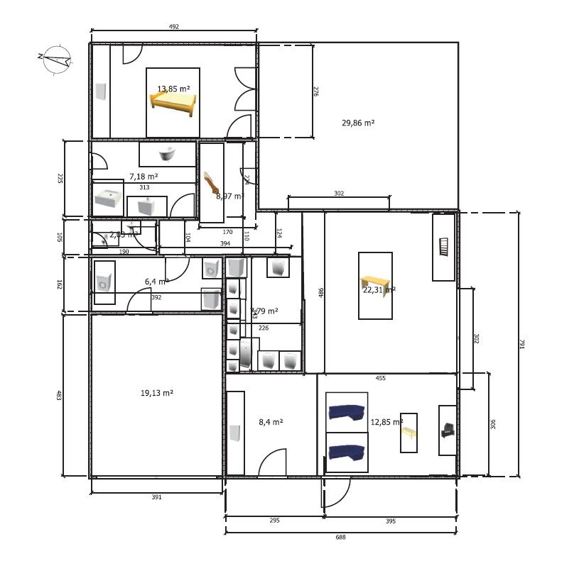 Plan de la maison