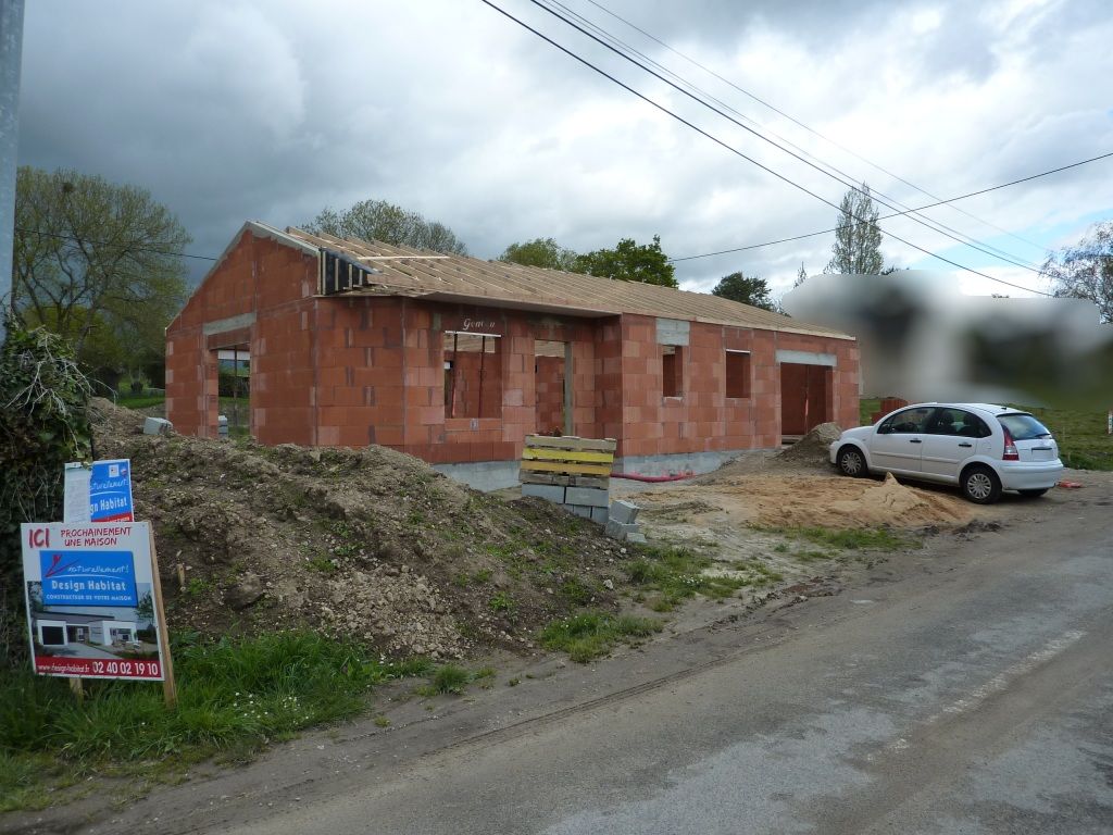 Début de la charpente