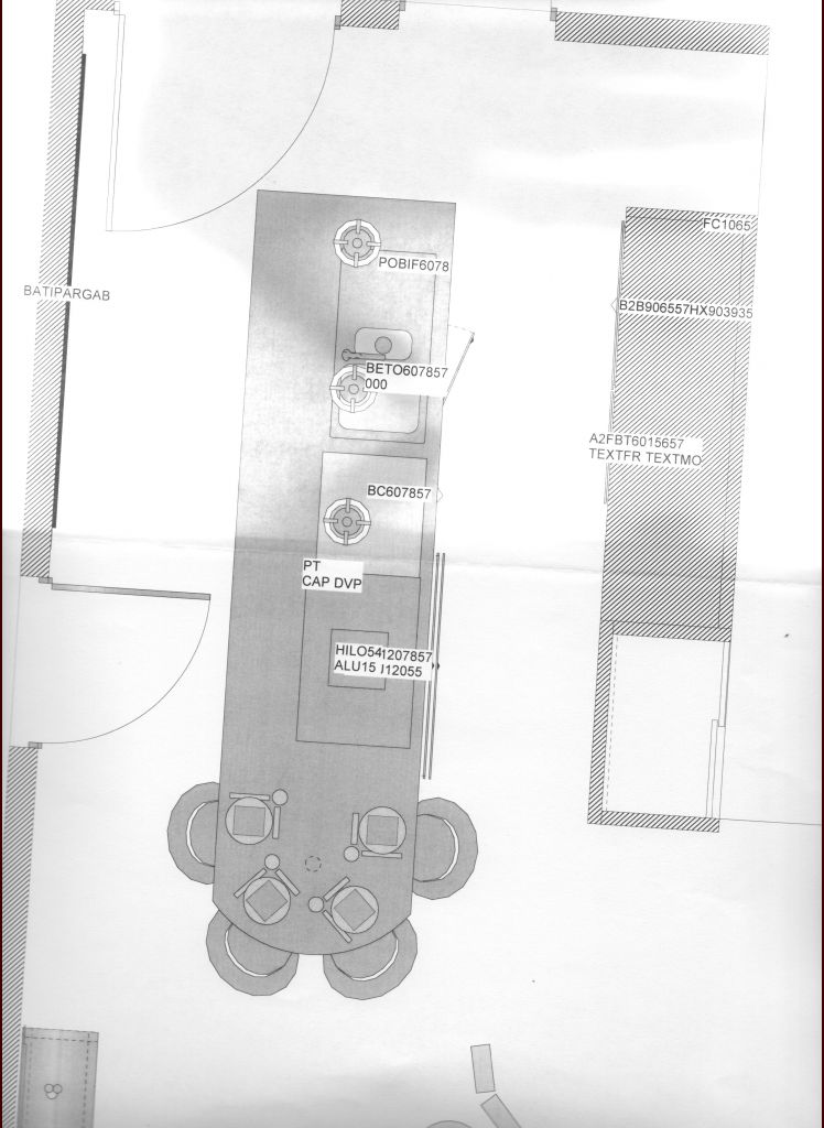 Plan de la cuisine